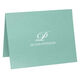 Script Initial Folded Shimmer Note Cards Image 7 of 9